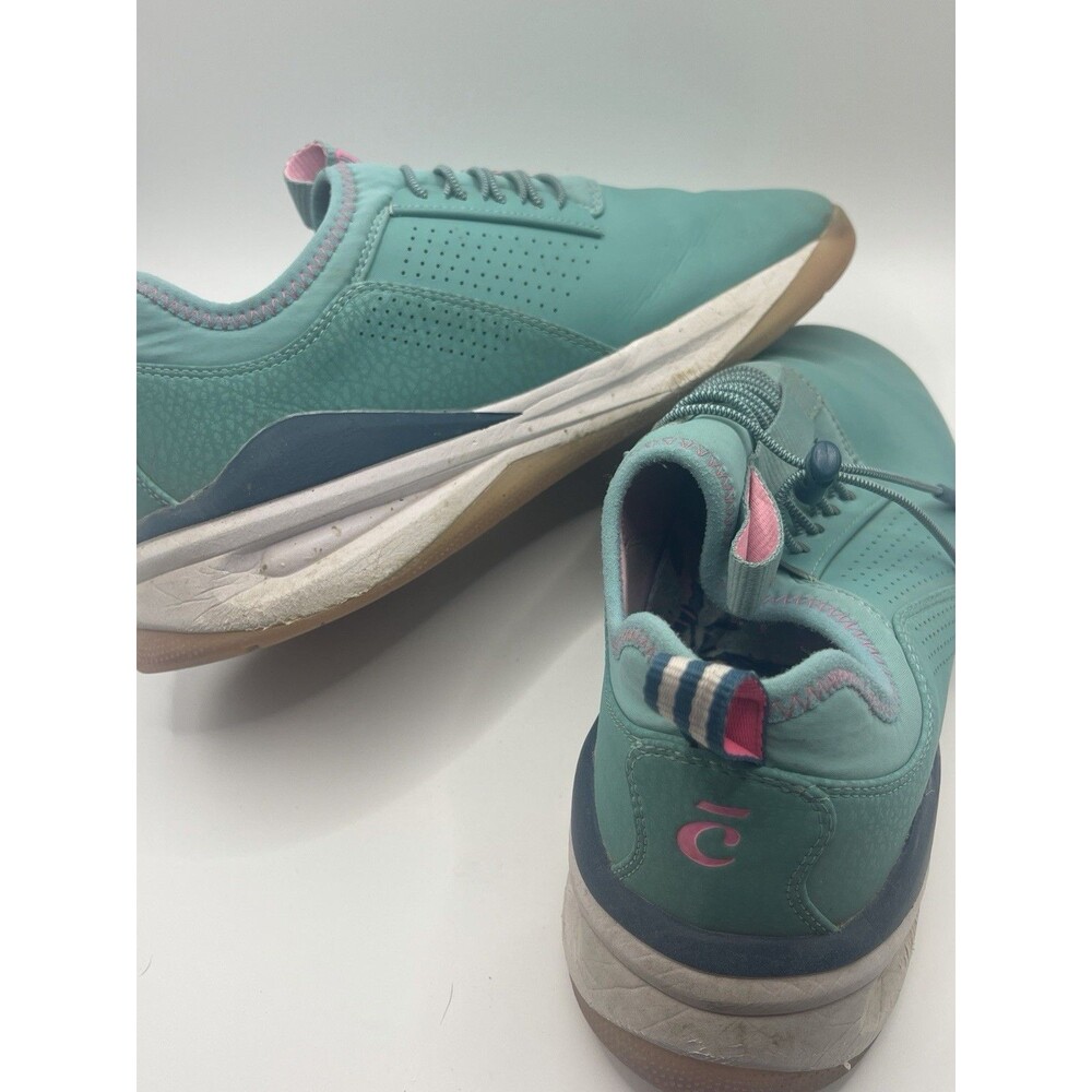 Clove Pacific Palm Nursing Sneakers Teal Pink Women's 8.5 Men's 7 Limited Ed.
